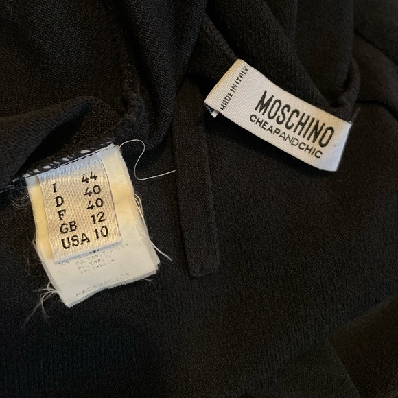 Moschino Black Halter Strap Dress - Picture 4 of 7